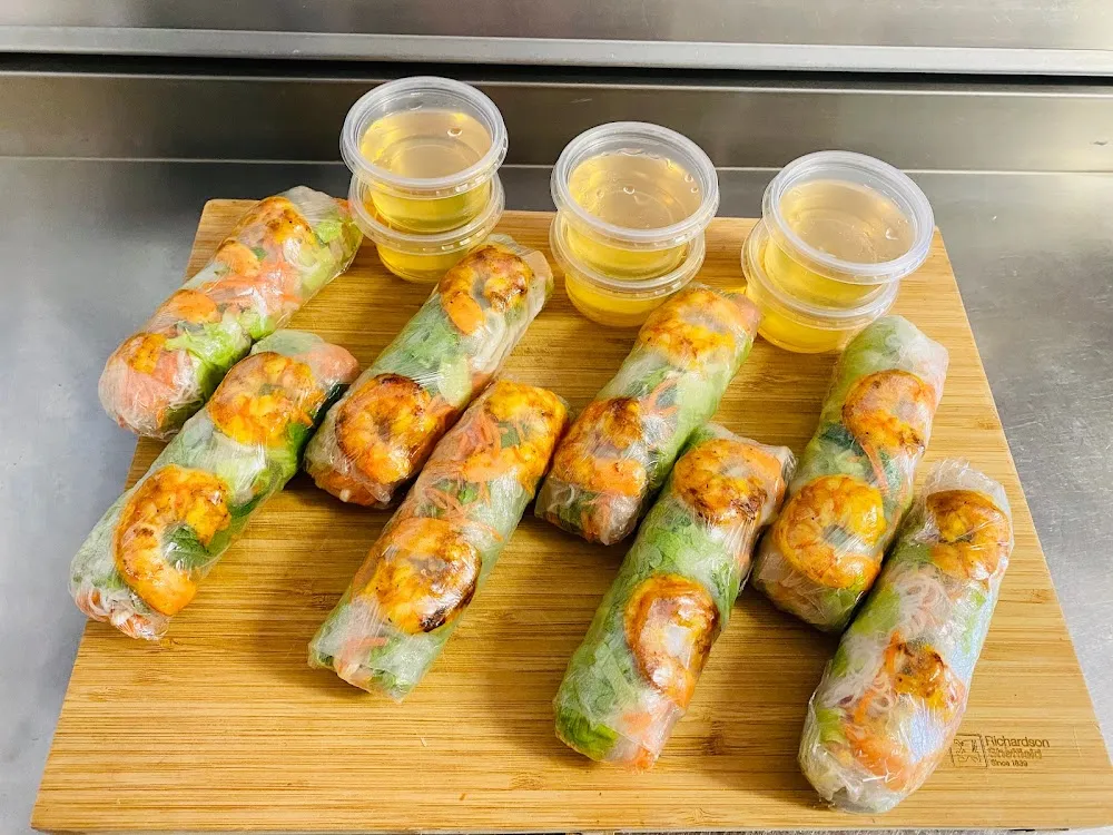 Rouleaux de Printemps Aux Gambas Grillé